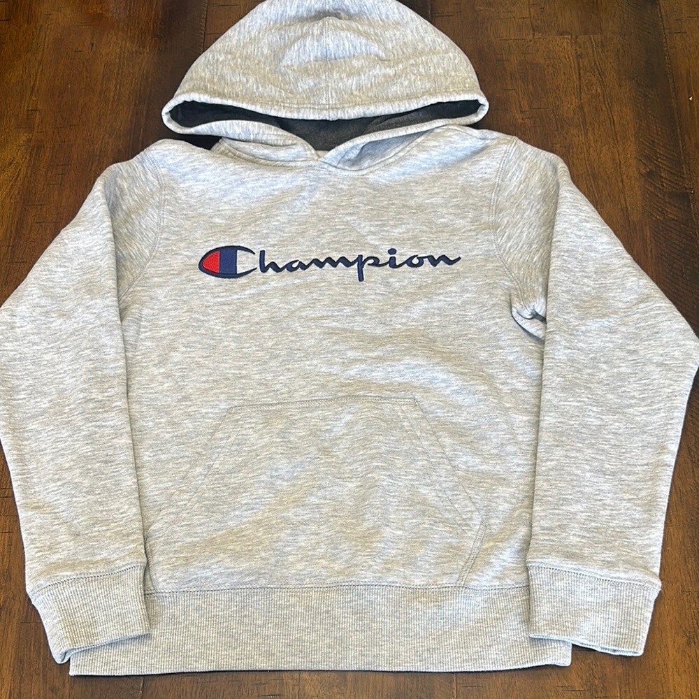 Champion Kids Grey Hoodie